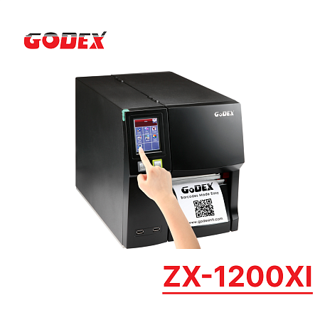 Промышленный термотрансферный принтер этикеток GODEX ZX1200XI